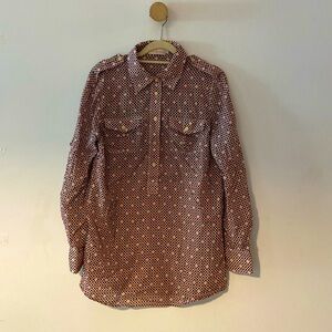 Tory Burch long sleeve tunic top